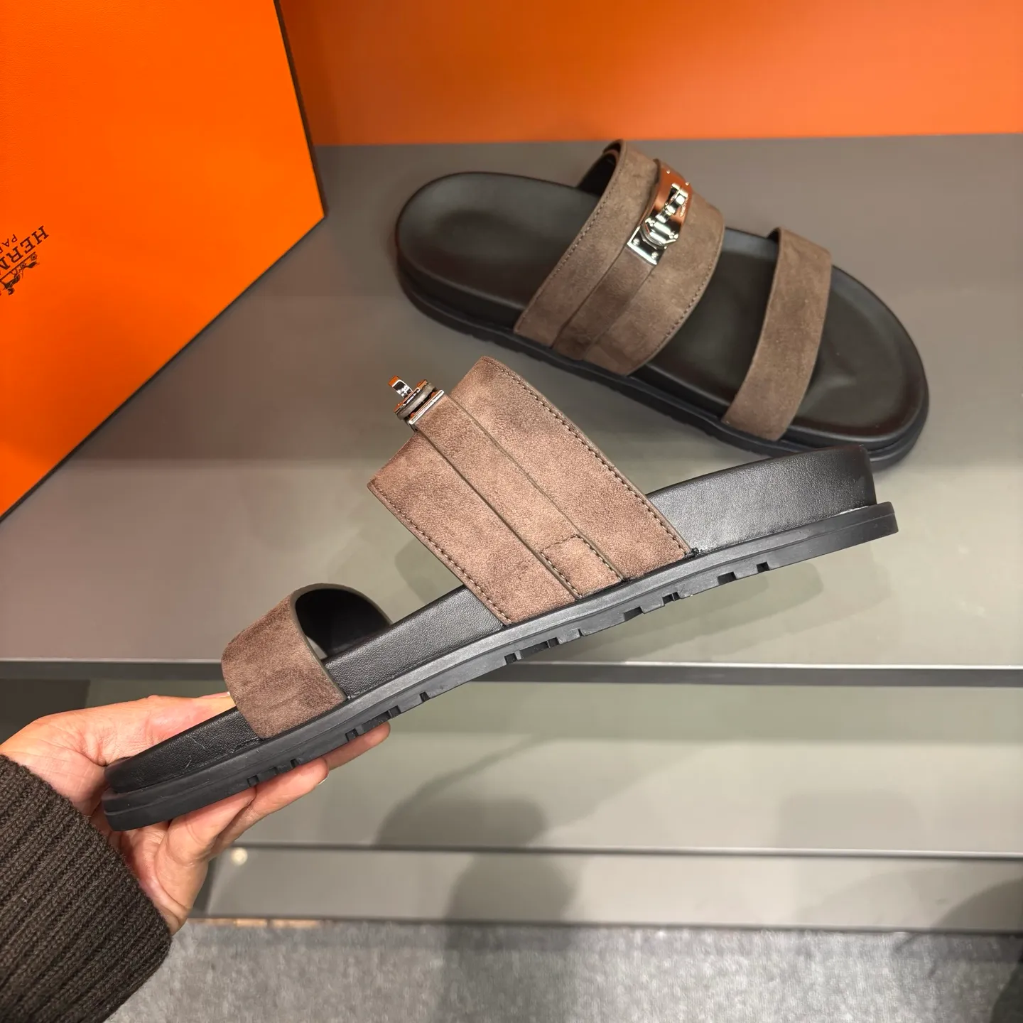 Men's shoes 💰300, size 38-45, the new 2014 summer Hermes shoes are the same as the original ones, handmade by masters! ❥High-end customization, exclusive products, the highest version in the industry⚠❥Using: Hermers upper: (pursuing top walking comfort) ✨Top quality on sale━━━━Hermes━━━━━